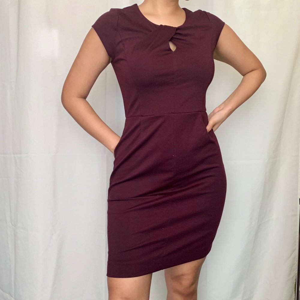 Plum Banana Republic Dress
